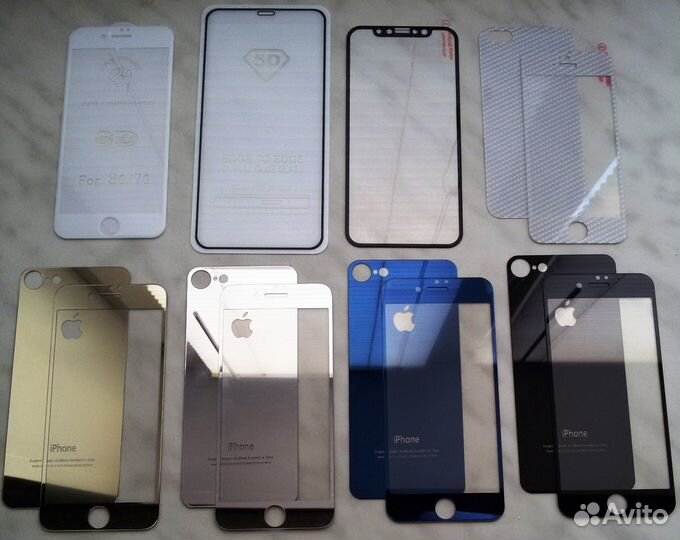 Защитные стёкла iPhone Samsung Xiaomi