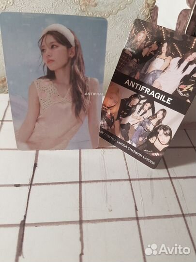 Карточки к поп Le Sserafim