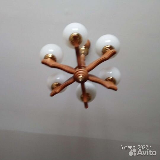 Люстра потолочная бу