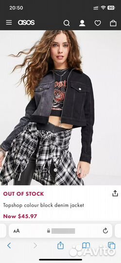 Новые джинсовка, рубашка topshop