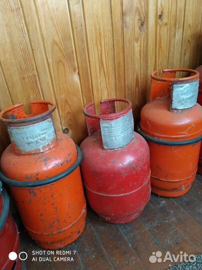 Баллоны газовые 3 шт бу