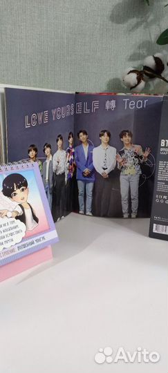 BTS книга статусы на стол футболка рюкзак