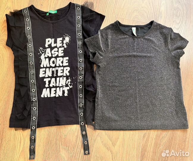 Вещи пакетом на девочку от 128 до 152