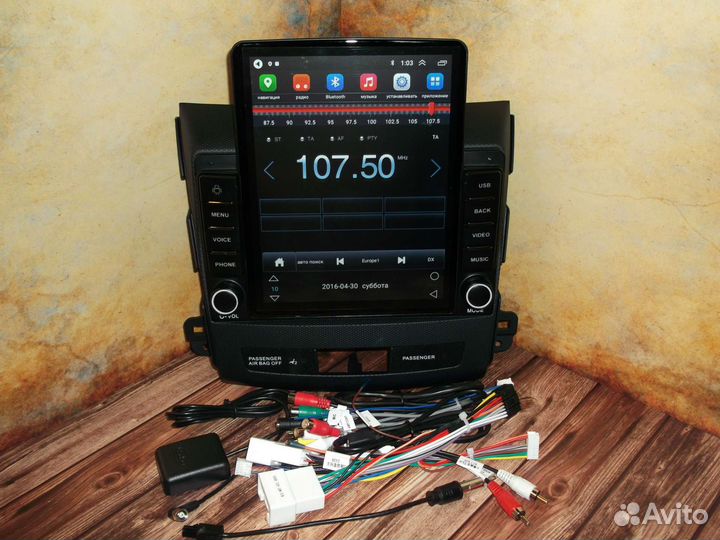 Магнитола Mitsubishi Outlander XL Tesla Android