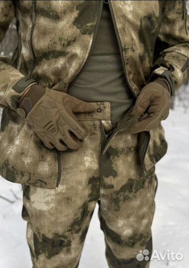 Костюм тактический Софтшел цвет мох