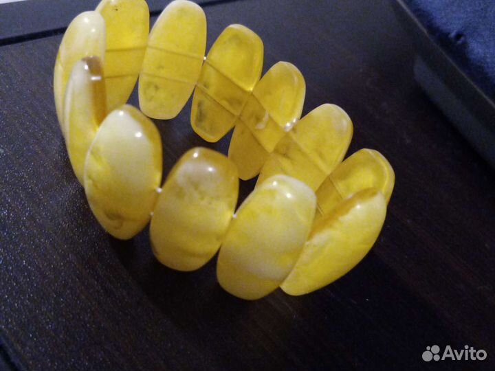 Браслет янтарь