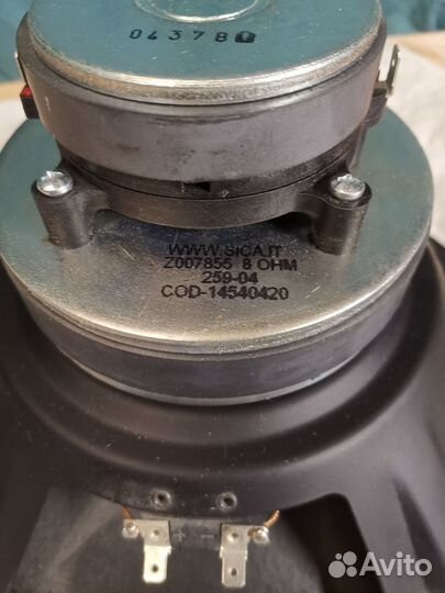 VOX AD50VT212 300RFL10-2 Sica Z007855 PJ0804acpp