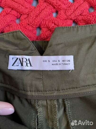 Широкие брюки zara