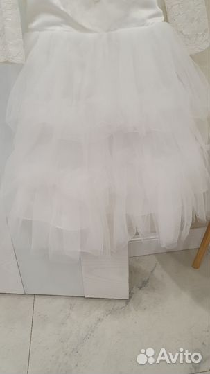 Новогоднее платье с ободком снежинки