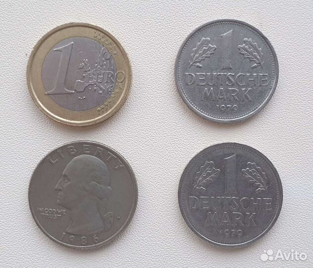 Монеты иностранные обмен