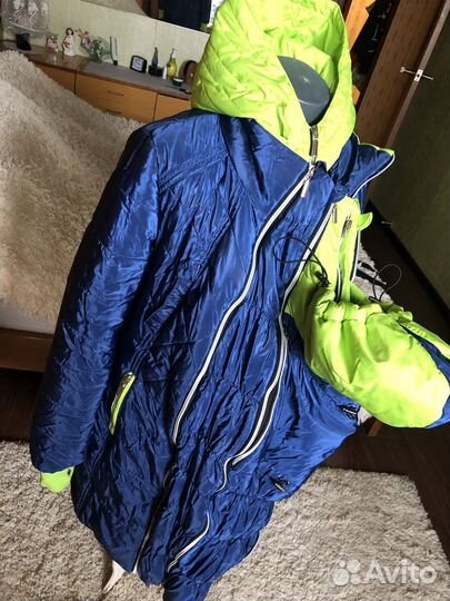 Стеганое пальто для беременных