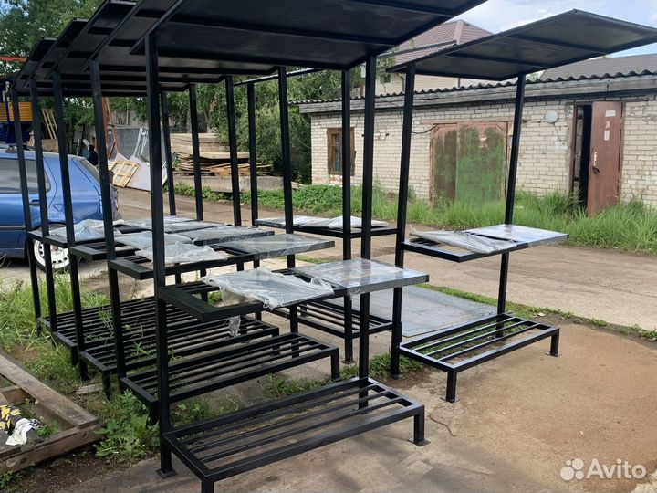 Мангал с крышей