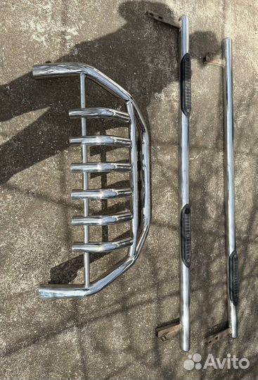 Защита бампера и пороги