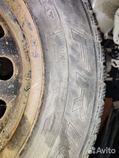 Пара колес R14 175/70. цо 58. 4х100