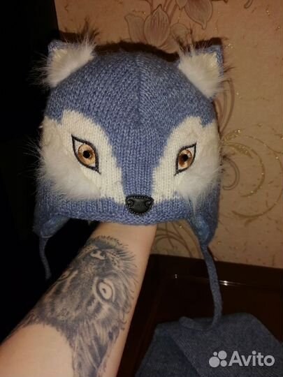 Комплект шапочка и шарфик