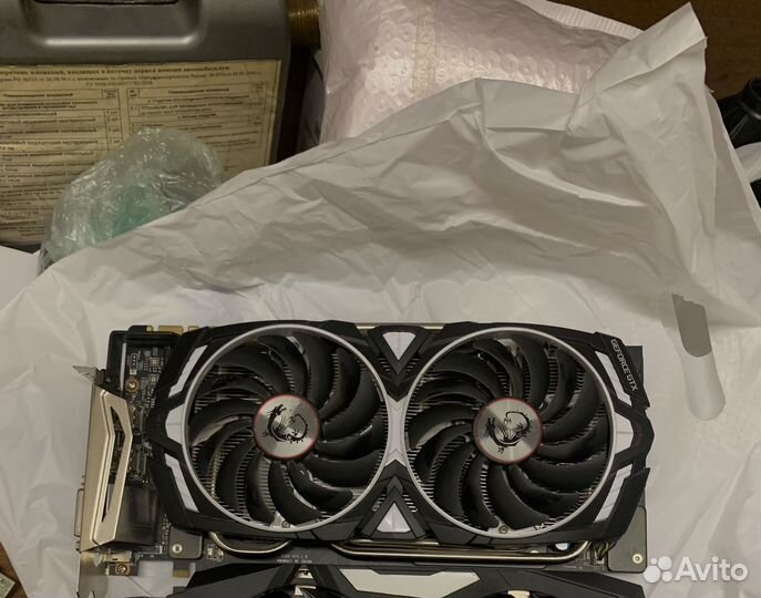 MSI GTX 1080ti Armor 11gb Видеокарта