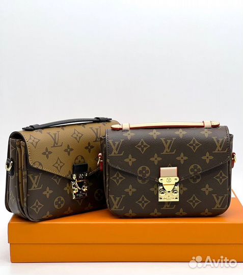 Сумка Louis Vuitton женская канва + натуральная ко