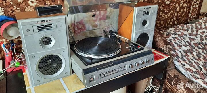 Проигрыватель виниловых пластинок Вега-109