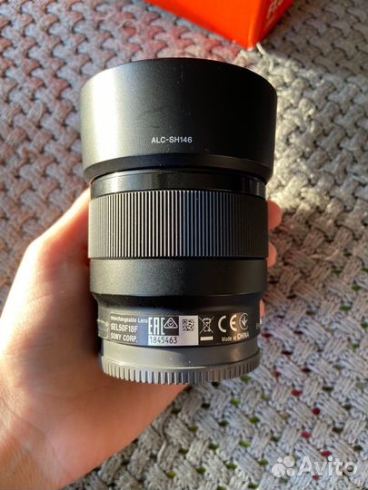 Объектив sony fe 50 mm f1.8 sel50f18f e-mount