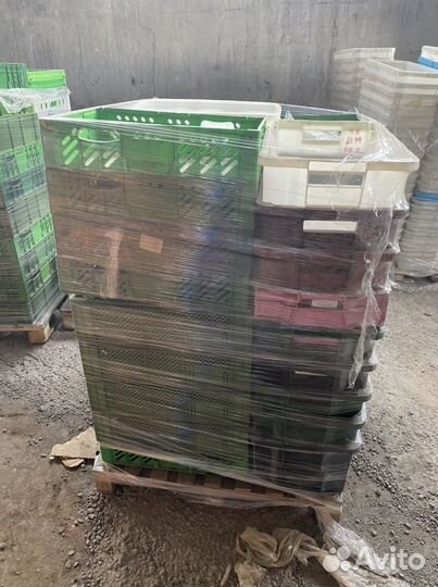 Тара многооборотная, молочные ящики