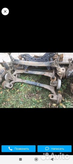 Балка задняя ваз 2110