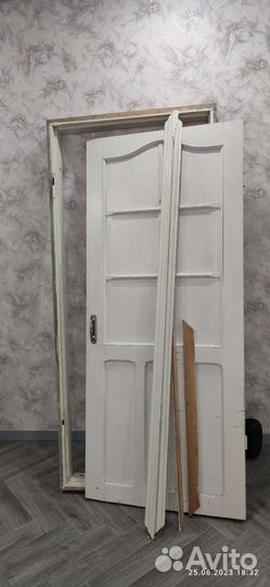 Двери межкомнатные с коробкой деревянные