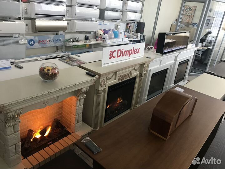 Белый электрокамин Royal Flame Diamond