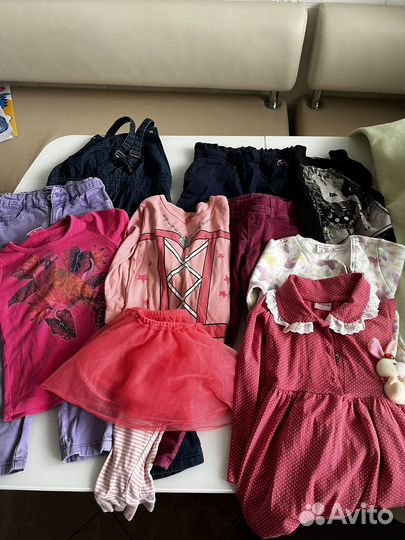 Пакет вещей для девочки 3-4 года