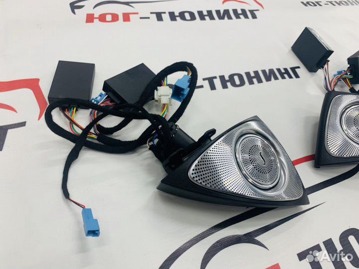 Динамики Burmester с подсветкой на E-Class W213