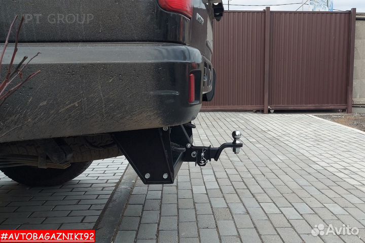 Фаркоп (тсу) под квадрат для УАЗ Пикап и Профи