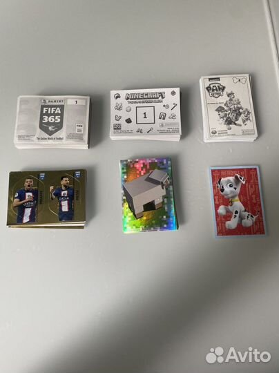 Наклейки panini fifa 365 minecraft щенячий патруль