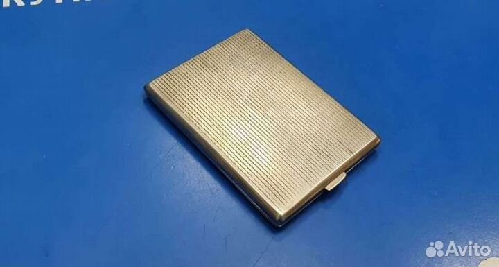 Портсигар серебряный
