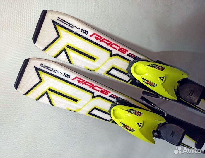 Детские горные лыжи 100, ботинки 18,5(28-29)