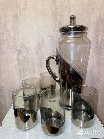 Графин и стаканы, набор