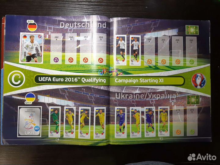 Альбом для коллекционирования футбольных наклеек