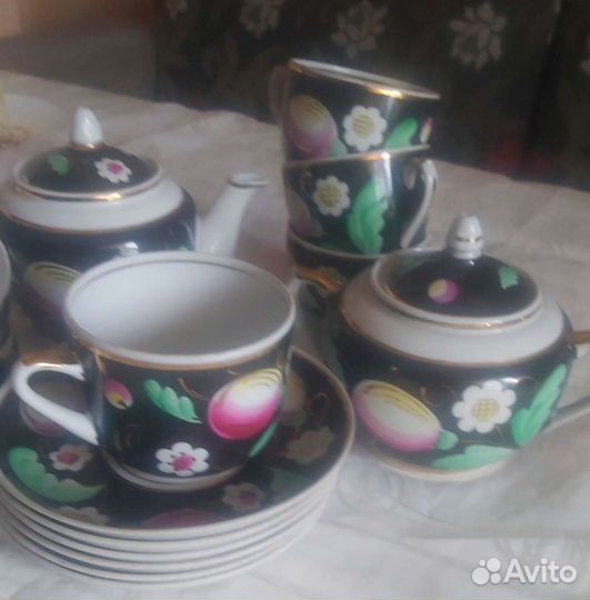 Чайный сервиз вербилки СССР