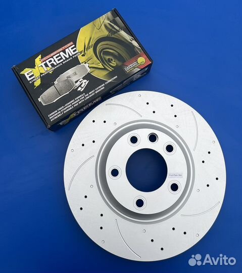 Комплект диски колодки керамик Porsche Cayenne 958