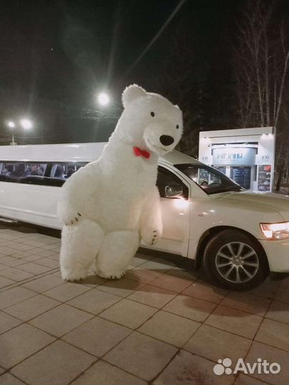 Белый мишка поздравление 3 метра
