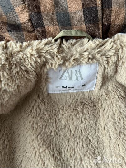Парка на девочку zara