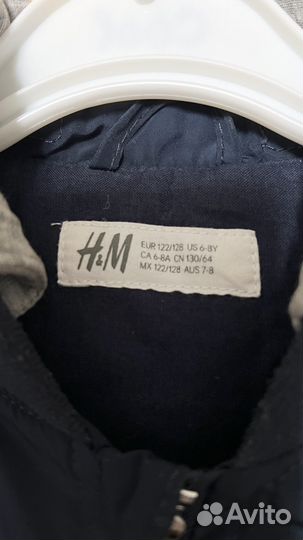 Бомбер утепленный детский H&M