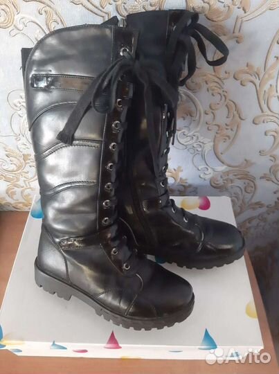 Сапоги зимние натуральные на девочку 36 р