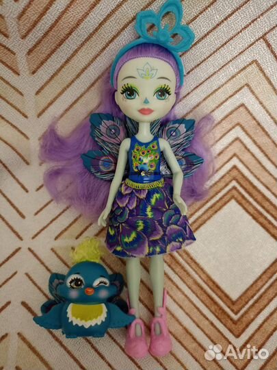 Куклы энчантималс Павлин Лемур Скунс