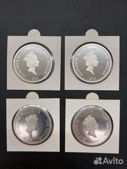 Ниуэ 1 доллар 2013 г. Софора мелколистная