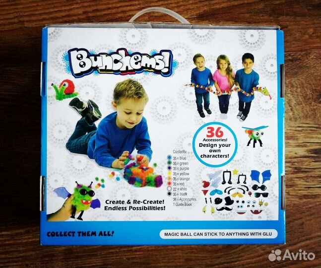 Конструктор-липучка Bunchems 300+