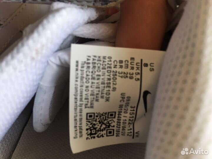 Кроссовки Nike air 39размер