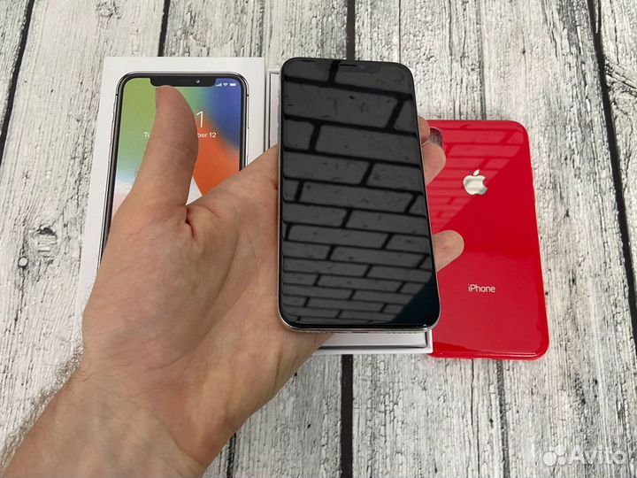 iPhone X 64 gb silver A1378