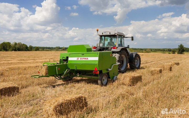 Тюкование сена и соломы