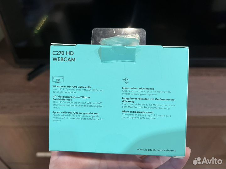 Веб-камера HD Logitech C270