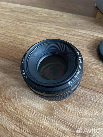 Объектив canon 50mm 1 4
