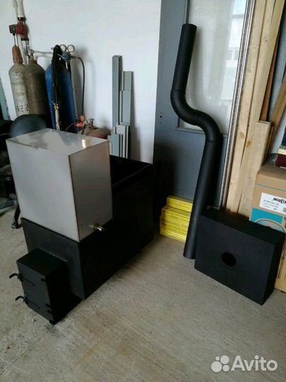 Банные печи, бак из нержавейки